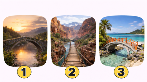 Kateri most bi izbrali? Test, ki razkrije, kakšna pot je pred vami