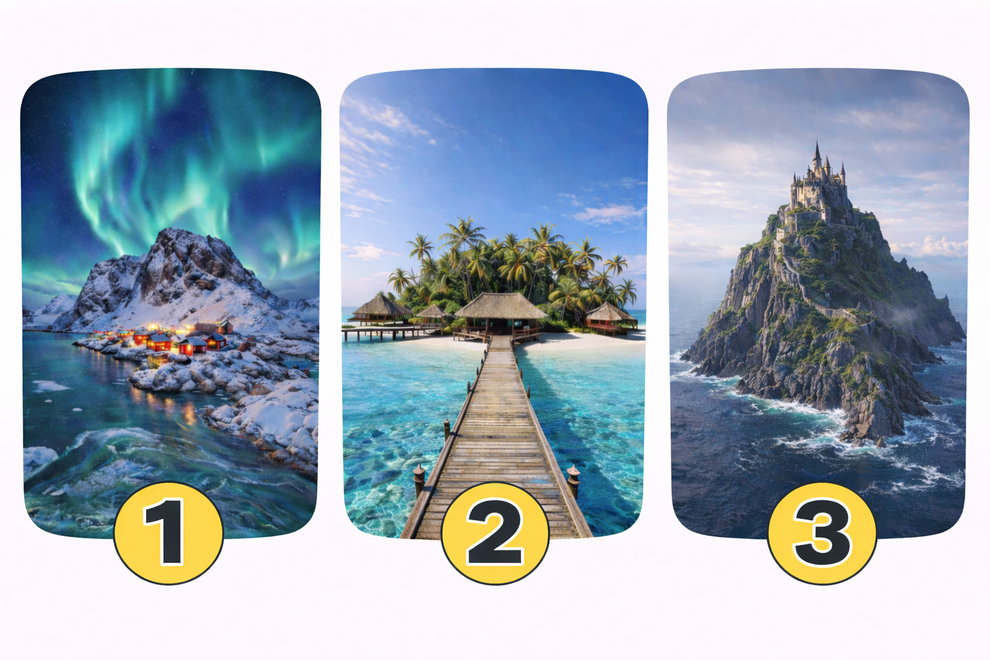 Pred vami so trije otoki – leden in skrivnosten otok s severnim sijem, tropski raj s turkiznim morjem ter mogočen …