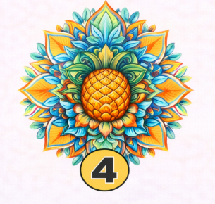 4. Mandala Ste oseba, ki v življenju vidi priložnosti tam, kjer drugi vidijo težave. Vaš pogled na svet je pozitiven …