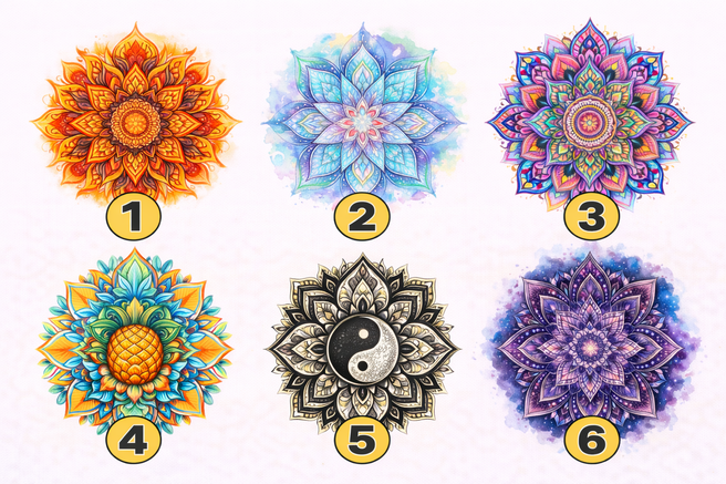 Katera mandala vam je najbolj všeč? Test, ki razkrije vašo življenjsko pot