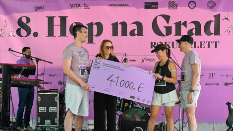 Na rekordnem 8. Rokusovem Hopu na Grad zbrali kar 41.000 evrov za dober namen