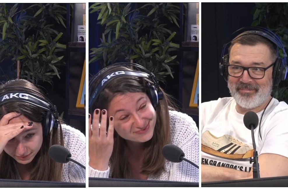 Radijska voditeljica zajokala ob sporočilu poslušalke: "Ne morem priti k sebi ..." (VIDEO) (foto: Zaslonska slika/Facebook/HR2)