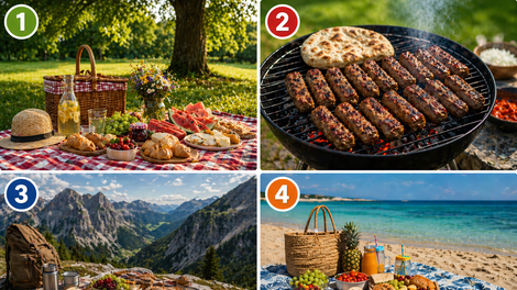 Kateri piknik bi izbrali? Test, ki pokaže, kakšen človek ste