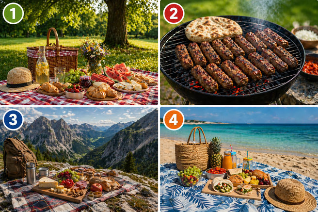 Kateri piknik bi izbrali? Test, ki pokaže, kakšen človek ste