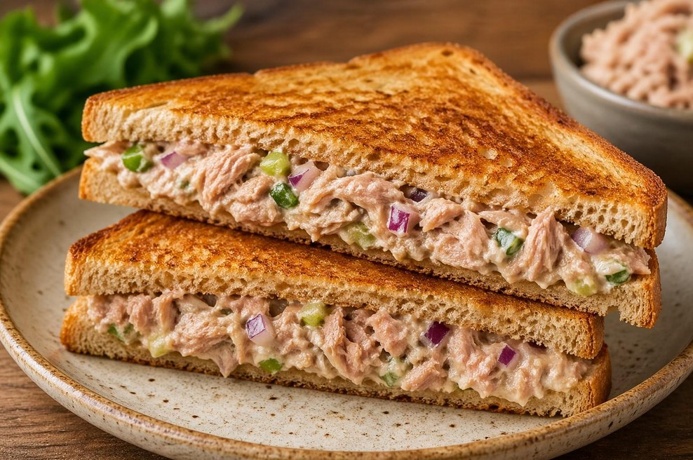 Tost s tuno (foto: AI/ChatGPT)