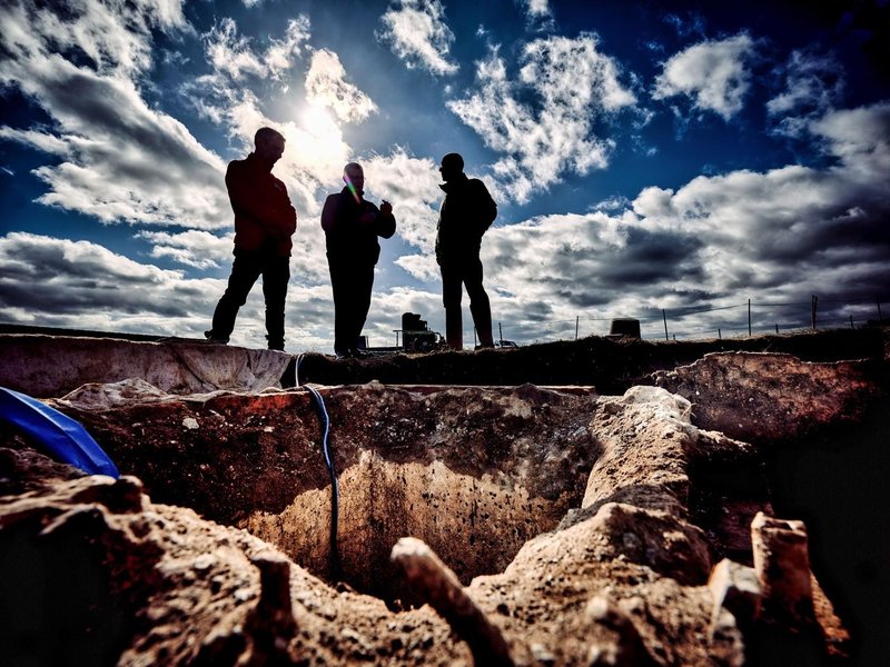 Scarborough grad kopanje ostanki bunker senzacija hladna vojna anglija odkritje zgodovina