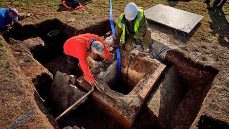 Scarborough grad kopanje ostanki bunker senzacija hladna vojna anglija odkritje zgodovina