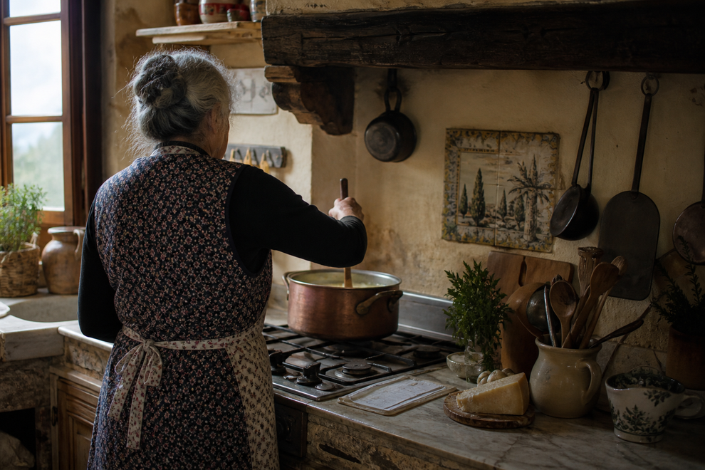 krompirjeva juha italija babice trik parmezan recept skrivnost apeninski polotok kulinarika hrana