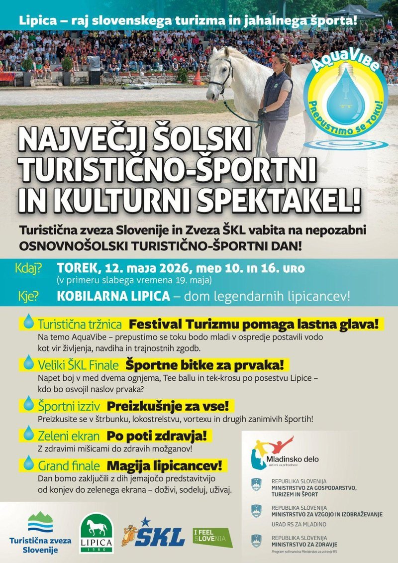 V Lipici z novo energijo na največjem šolskem turistično-športnem in kulturnem spektaklu