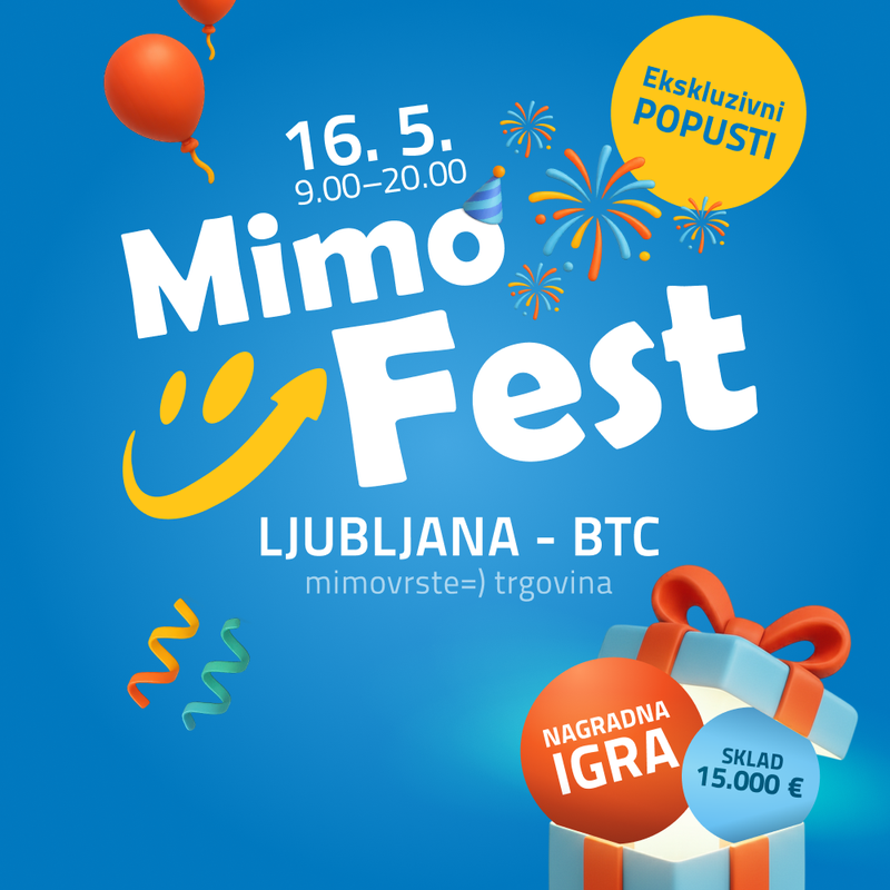 Mimovrste vabi na MimoFest - nakupovalno-zabavni dogodek te pomladi v Ljubljani