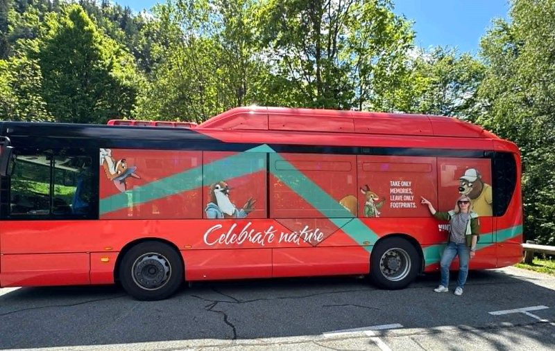 elektricni avtobus Planina pod Golico