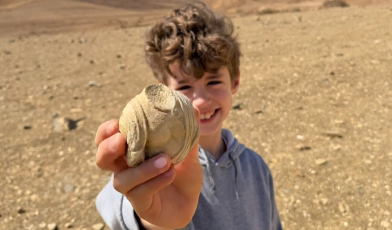 Akiva Goldenhersch Israel Antiquities Authority izrael arheologija najdba kamen kamnina odkritje clovestvo preteklost 8 let fant