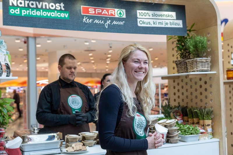 Spar Slovenija platforma Naravnost od pridelovalca
