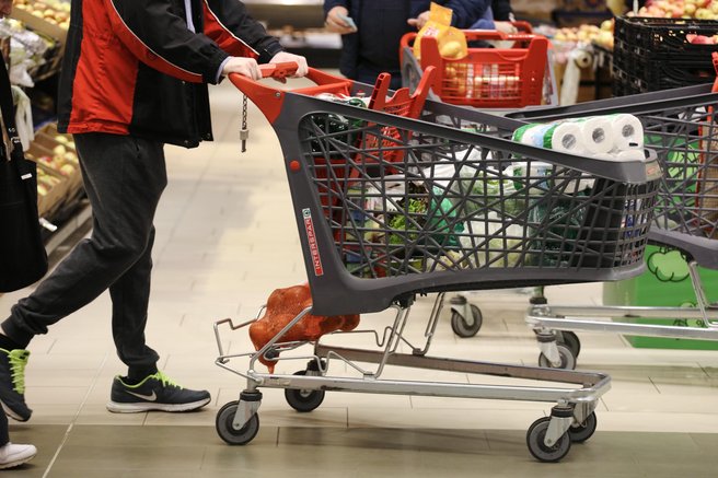 spar slovenija nakupovalni voziček