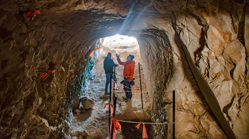 izraelski urad za starine arheologija tunel jama zgodovina odkritje preteklost 50 metrov