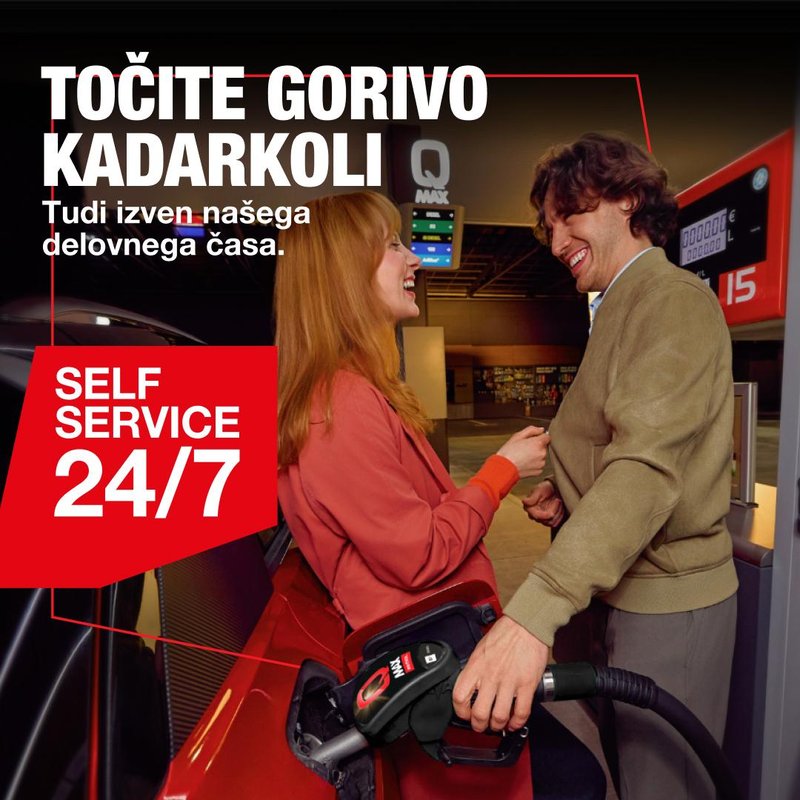 Bencinski servisi brez osebja: na Petrolu lahko gorivo natočite 24/7