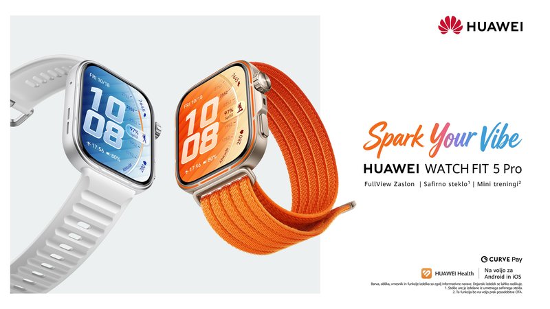 Huawei Watch Fit 5 napoveduje prihodnost z izjemnim slogom in zmogljivostjo, ki prepričata na prvi pogled.