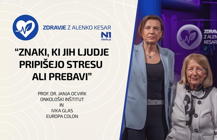 Zdravje z Alenko Kesar: “Znaki, ki jih ljudje pripišejo stresu ali prebavi” (prof. dr. Janja Ocvirk)