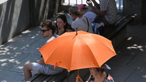 Ljubljana vrocina turisti