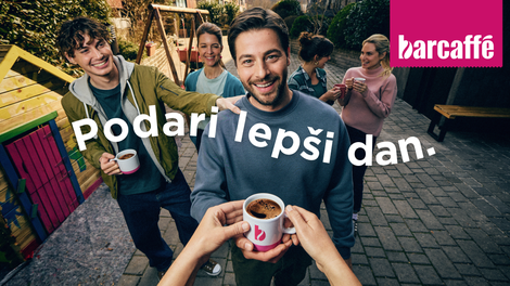 Podari lepši dan: Barcaffè ob svojem »feelgood« rojstnem dnevu praznuje z majhnimi gestami, ki veliko pomenijo