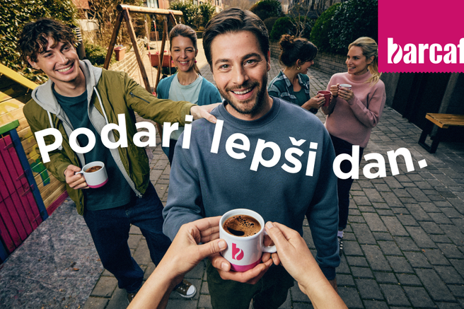 Podari lepši dan: Barcaffè ob svojem »feelgood« rojstnem dnevu praznuje z majhnimi gestami, ki veliko pomenijo
