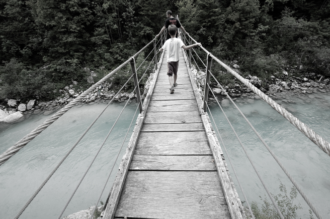Soča, most