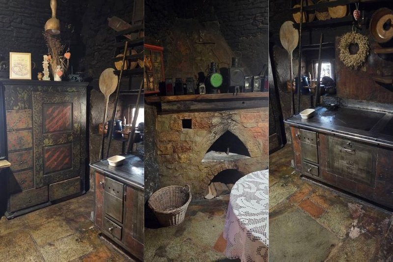 Domacija Globocnik stara kuhinja