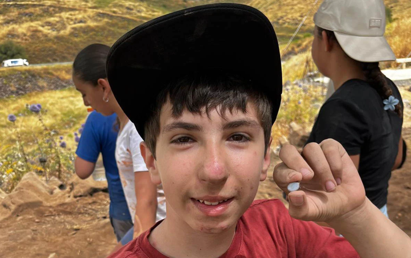 izrael zgodovina arheologija najdba odkritje otrok Korazim excavation team Israel Nature and Parks Authority