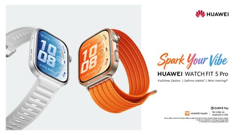 Popolna kombinacija naprednega spremljanja zdravja, športnih funkcij in dovršenega dizajna