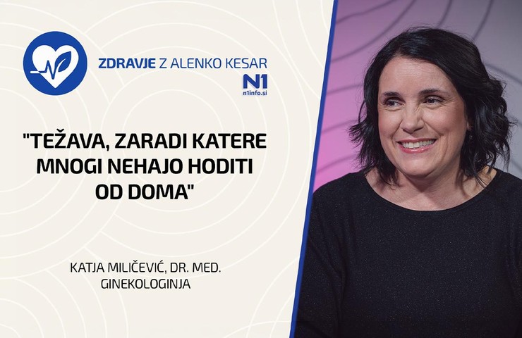 Zdravje z Alenko Kesar: "Težava, zaradi katere mnogi nehajo hoditi od doma" (dr. Katja Miličević)