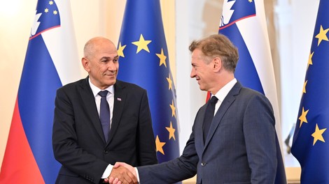 janez jansa robert golob vlada prevzem oblasti premier slovenija parlament besede izziv