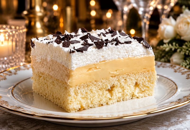 torta, bela snežinka