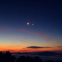 konjukcija Venere in Jupitra