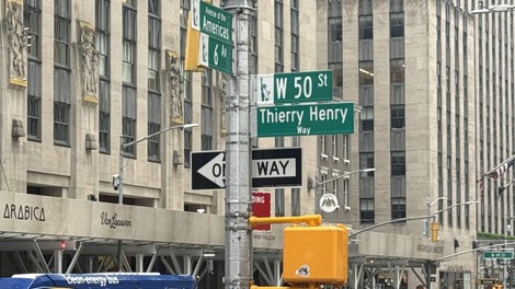 Vrhunec nogometne mrzlice: v New Yorku ulici poimenovali po teh igralcih