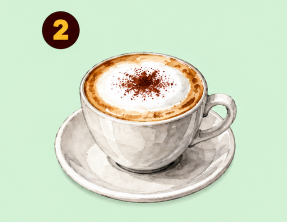 2. Cappuccino Če ste izbrali drugo kavo, ste uravnotežena in zanesljiva oseba. Ne marate pretiravanja in verjamete, da je v …