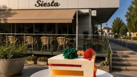 Jakobova torta Postojna Kavarna Siesta