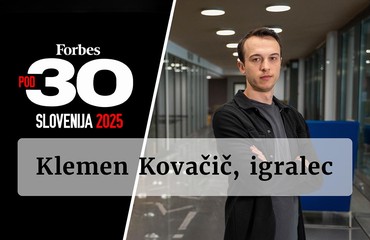 Forbes 30 pod 30: Klemen Kovačič, igralec