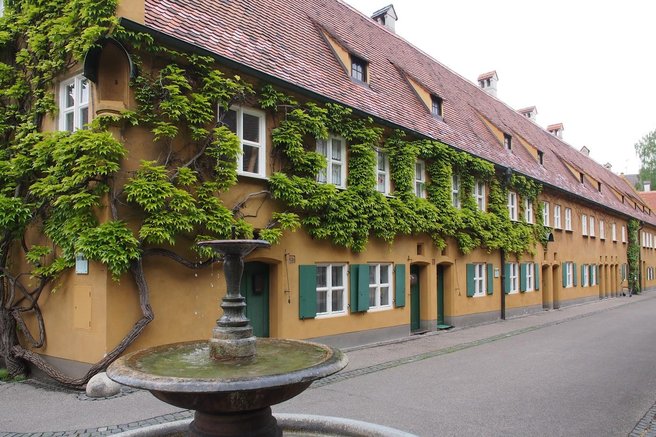 Fuggerei socialna stanovanja Augsburg