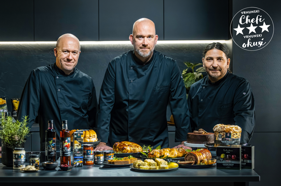 Michelinovi chefi imajo nov projekt. Tokrat ne v restavraciji! (foto: Spar / AI)