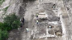 Castel di Guido rim arheologija italija najdba zgodovina preteklost policija bager