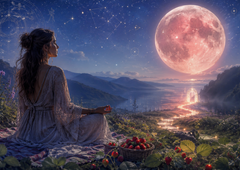 Na nebu se bo pojavila jagodna luna: za 4 astro znamenja prinaša velike spremembe