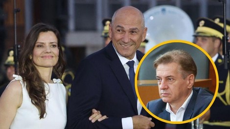 Robert Golob Janez Janša Urška Bačovnik Janša