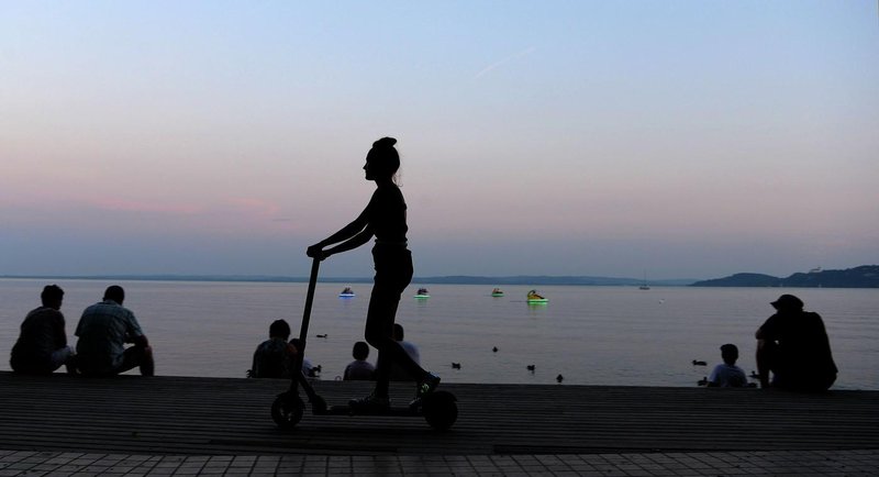 Balaton Blatno jezero promenada