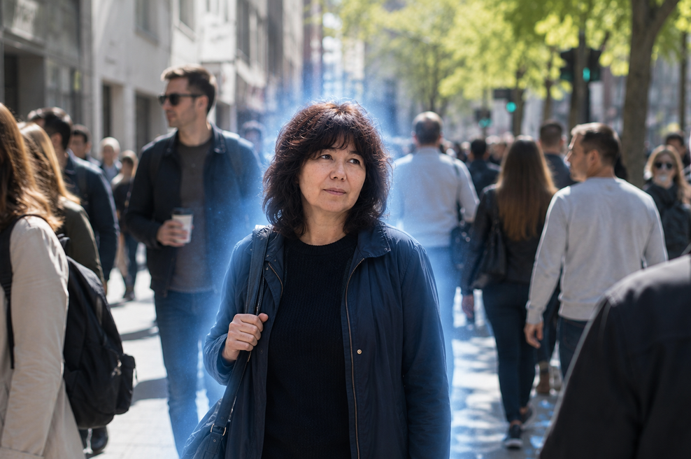 Nataša Zupanc (V očeh kobre): "Če to omenijo v naslovu, članka ne berem" (foto: osebni arhiv, chat Gpt)