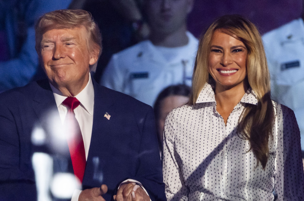 Melania Trump med govorom predsednika ZDA ukradla vso pozornost: razlog je ena podrobnost (foto: Profimedia)