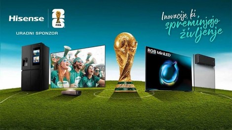 Hisense z inovacijami zaslonov približuje navijačem vsak trenutek FIFA World Cup 2026™