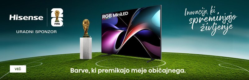 Hisense z inovacijami zaslonov približuje navijačem vsak trenutek FIFA World Cup 2026™