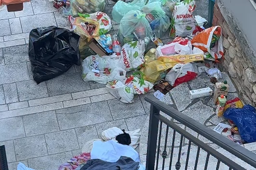 "Bilo je tako ogabno!" Zgrožena Hrvatica pokazala, v kakšnem stanju so turisti pustili družinsko hišo (VIDEO) (foto: TikTok/verekraljica/posnetek zaslona)