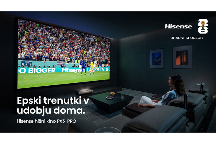 Hisense z inovacijami zaslonov približuje navijačem vsak trenutek FIFA World Cup 2026™
