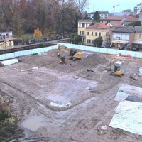 gradnja ribja trznica italija najdba ostanki zgodovina rimljani cerkev trupla kosti arheologija preteklost